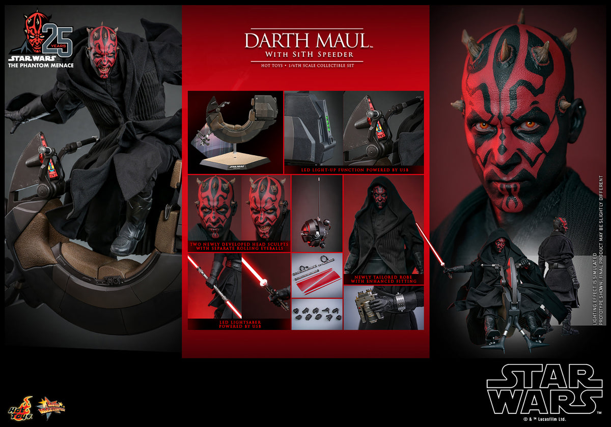 SF・ファンタジー・ホラー STARWARS SITHSPEEDER&DARTH MAUL darth-maul-with-sith-speeder-