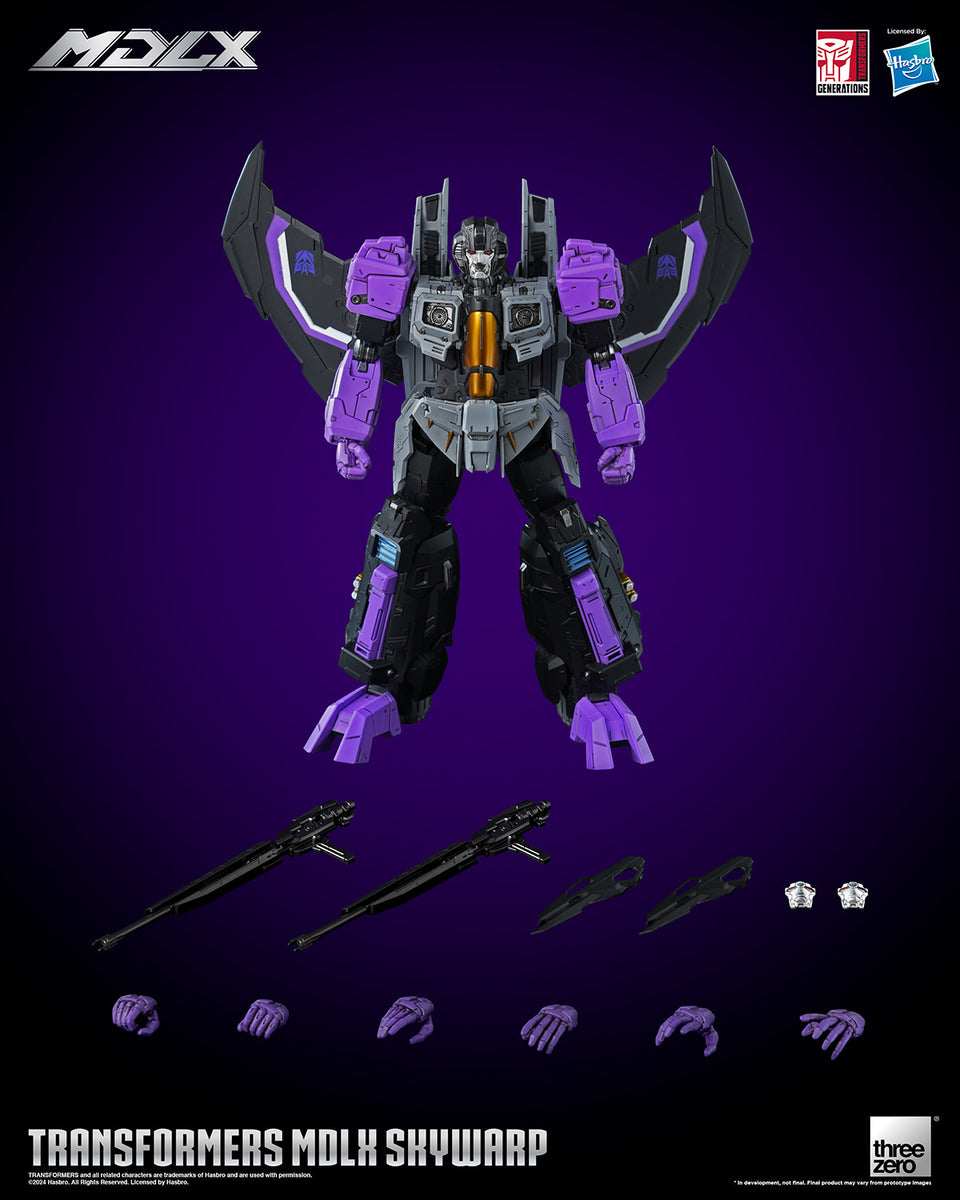 Threezero: Transformers- Skywarp MDLX – Andy's Toy Chest