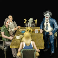 Texas Chainsaw Massacre (1974) 5" Dinner Playset with Grandpa and Sally Action Figures *Pre-order*