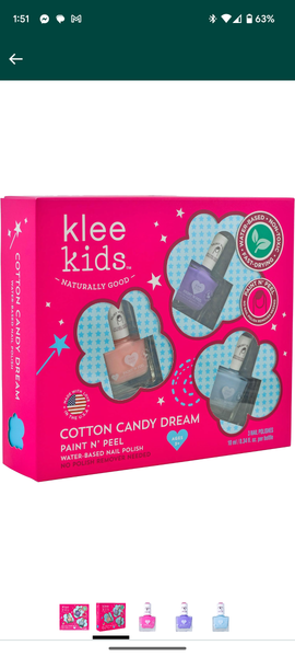 Klee Kids - Paint 'N Peel - Cotton Candy Dream