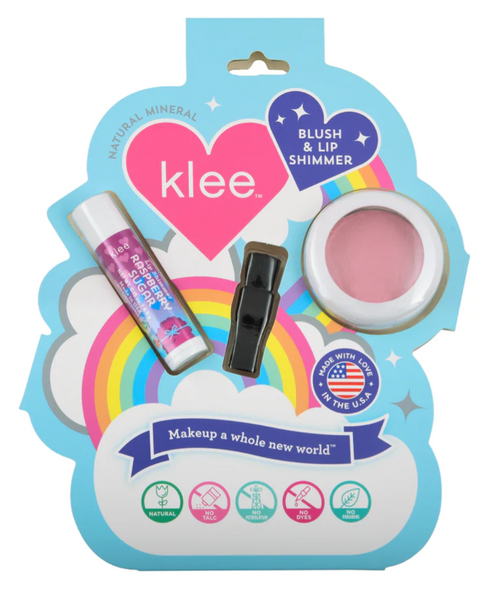 Klee Kids - Blush & Lip Shimmer - Cotton Candy Whisper