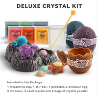 Hape - Crystal Dinosaur Growing Deluxe Kit