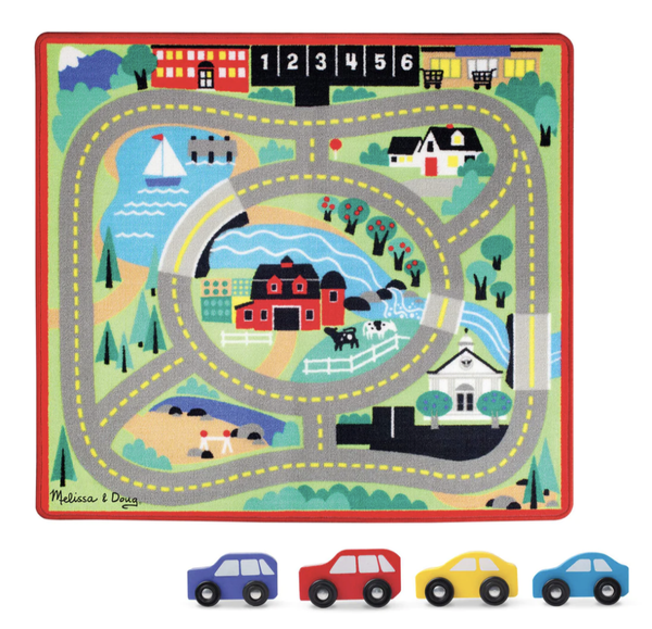 Melissa and Doug - Round the Town Road Rug