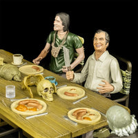 Texas Chainsaw Massacre (1974) 5" Dinner Playset with Grandpa and Sally Action Figures *Pre-order*