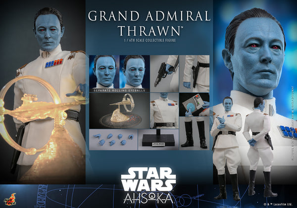 Hot Toys: Ashoka- Grand Admiral Thrawn *Pre-order*