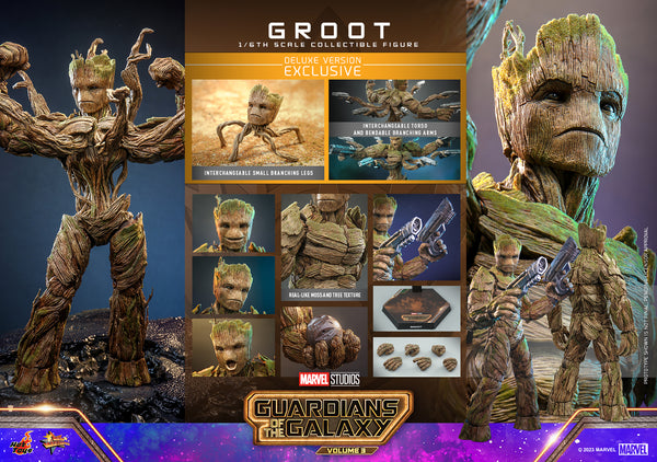 Hot Toys: GotG vol 3- Deluxe Groot *Pre-order*