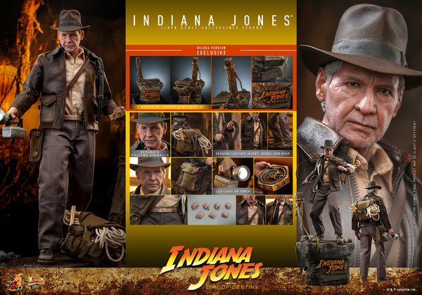 Hot Toys: Indiana Jones and the Dial of Destiny- Indiana Jones (Deluxe Edition) *Pre-order*