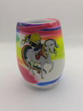 Stemless Glass - Rainbow Brite