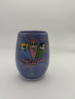 Stemless Glass - Powerpuff Girls
