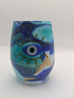 Stemless Glass - Evil Eye