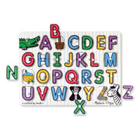 Melissa and Doug - See-Inside Alphabet Peg Puzzle