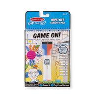 Melissa and Doug - On the Go - Wipe Off Activity Pad Game On