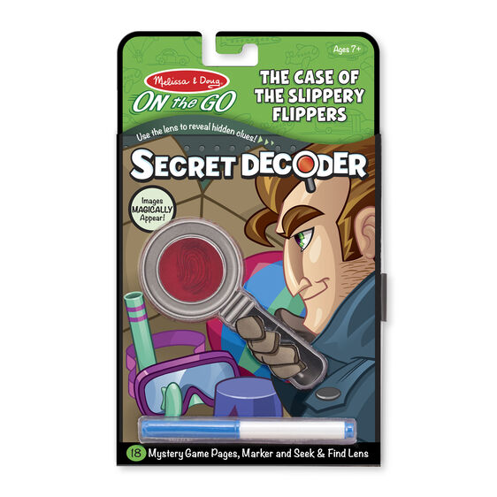 Melissa and Doug - On the Go Secret Decoder: The Case of the Slippery Flippers