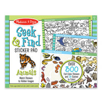 Melissa and Doug - Seek and Find Sticker Pad - Animals
