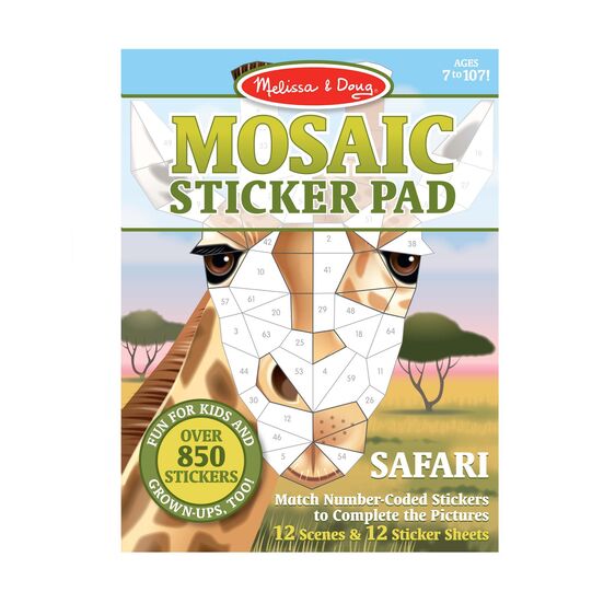 Melissa and Doug - Mosaic Sticker Pad Safari