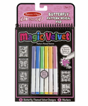 Melissa and Doug - On the Go - Magic Velvet - Butterfly Pattern Reveal Pad