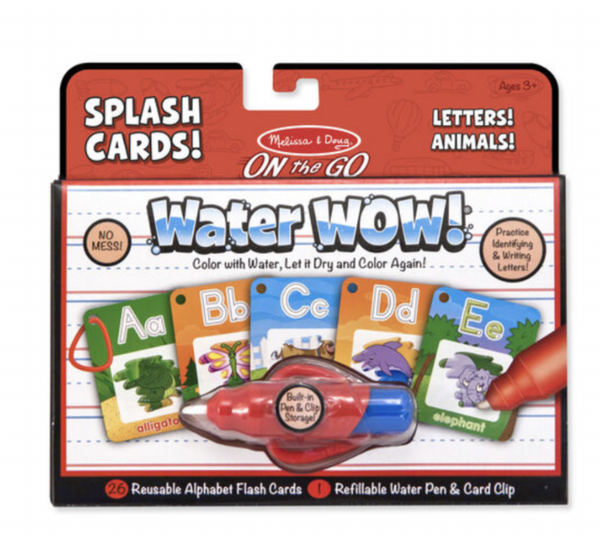 Water Wow - Splash Cards - Animal Letters