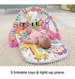 Fisher-Price - Deluxe Kick & Play Piano Gym