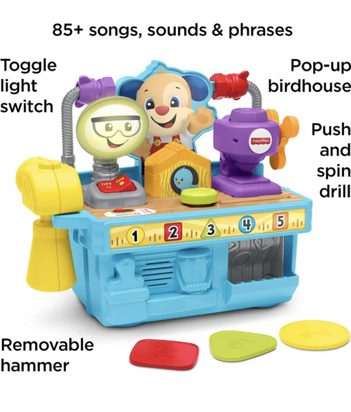 Fisher Price- Busy Learning Tool Bench