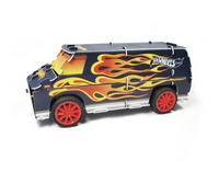 Hot Wheels - Street Racer Kit - Super Van ( Flames)