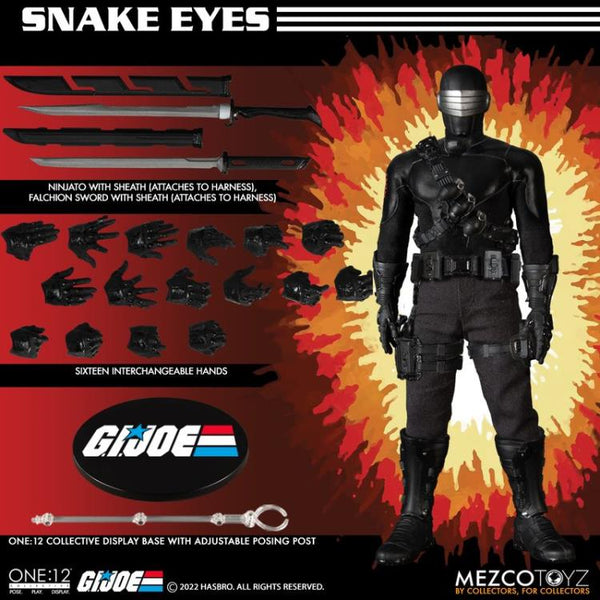 Mezco One:12- GI Joe- Snake Eyes